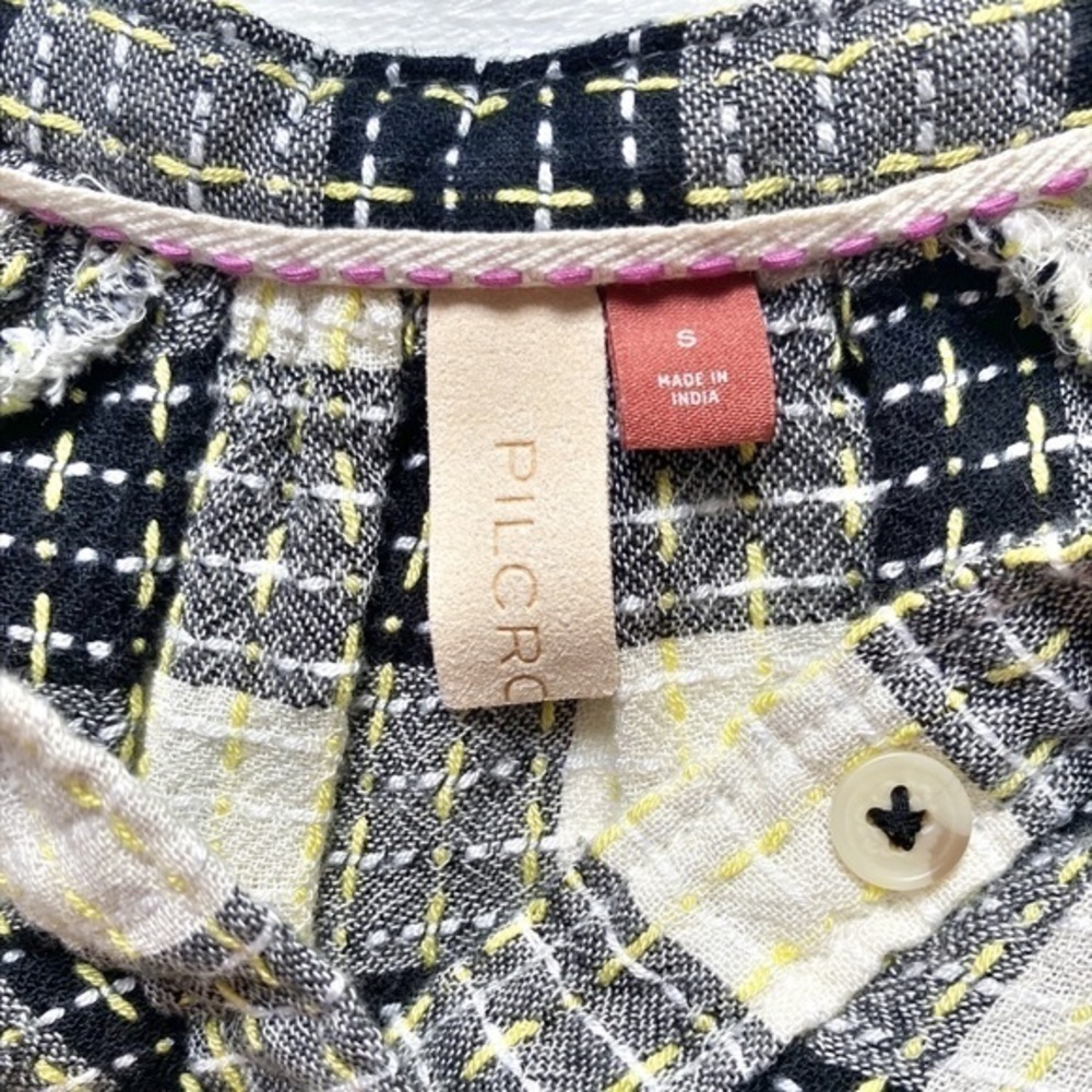 Pilcro Anthropologie Breezy Plaid Shirt - Picture 3 of 12